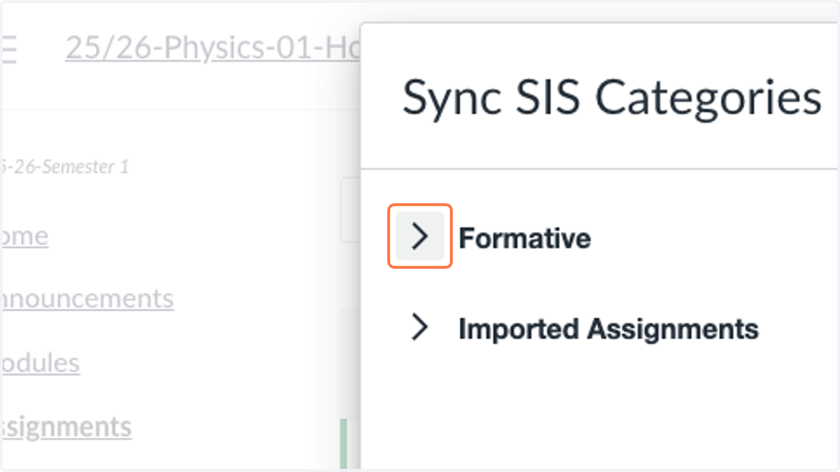 Click on Formative