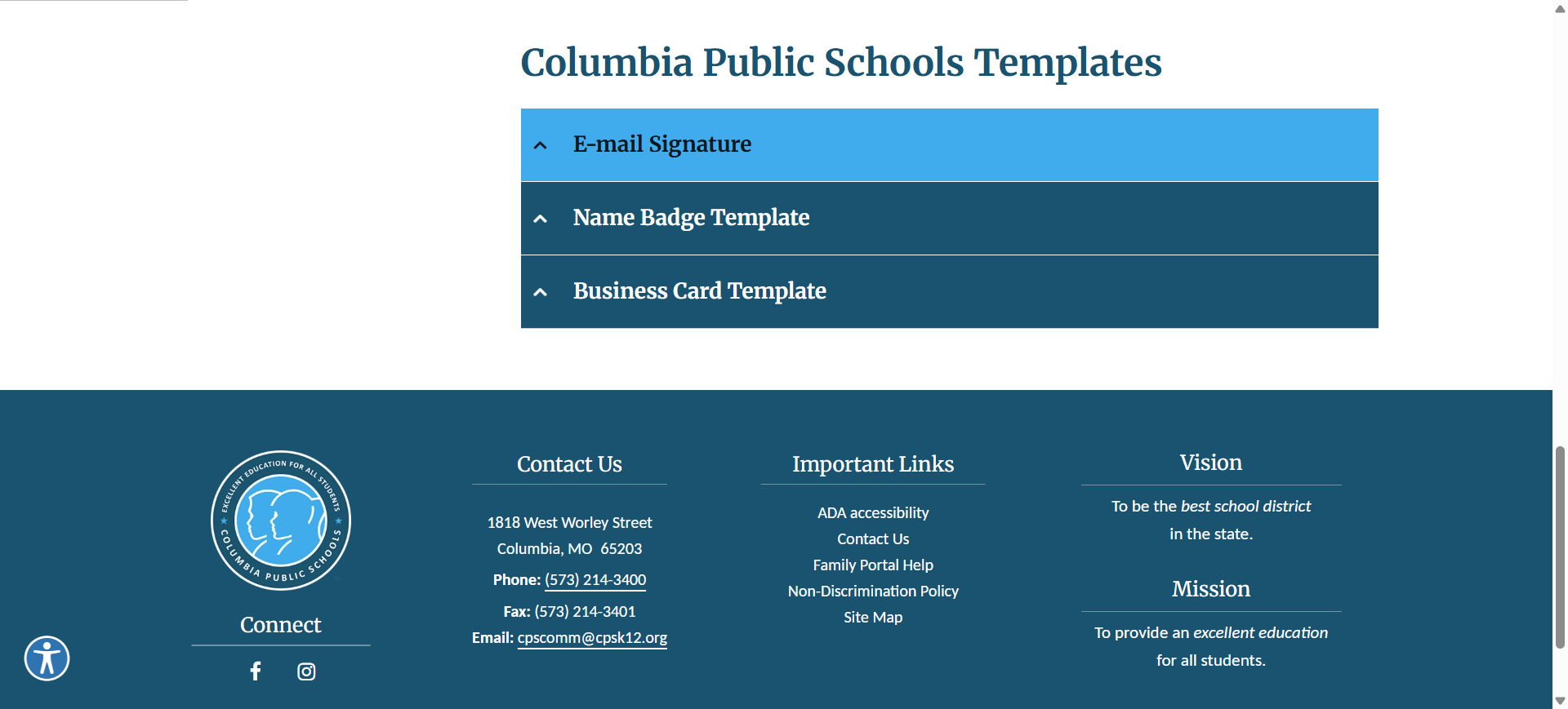 Select E-mail Signature