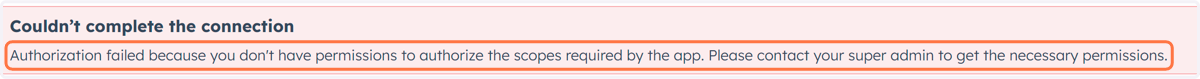 Not high enough permission