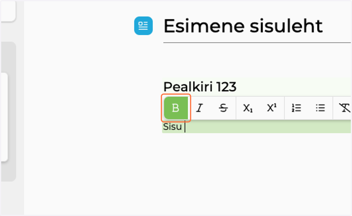 Click on highlight