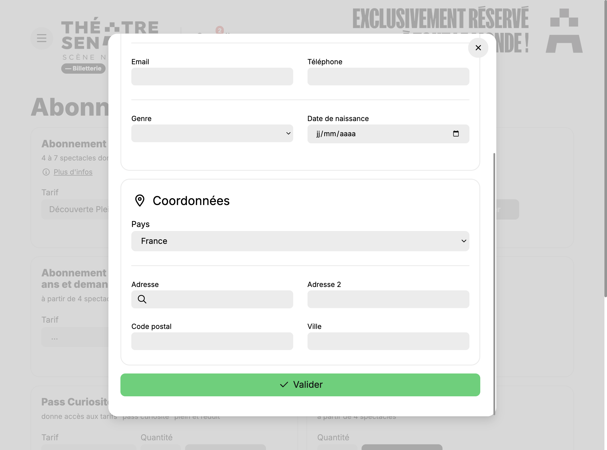 Une fois terminé, cliquez sur Valider
