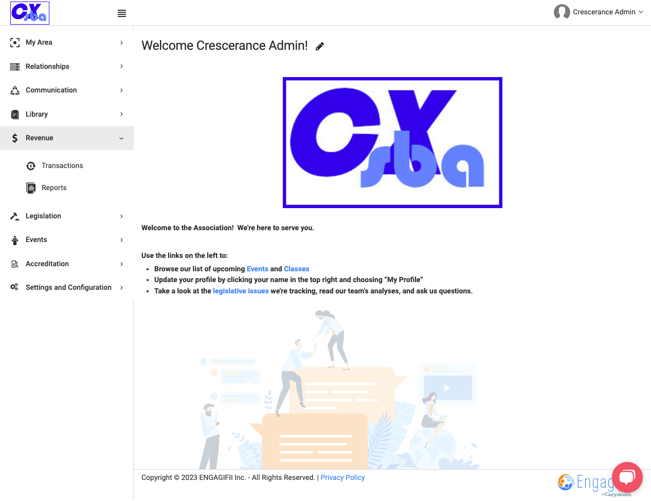 Click on Reports