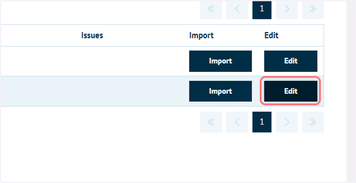 Locate the MegaEdit product of interest and click on Edit