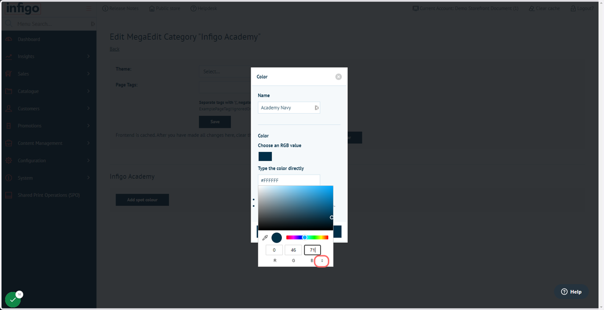 Choose colour input type