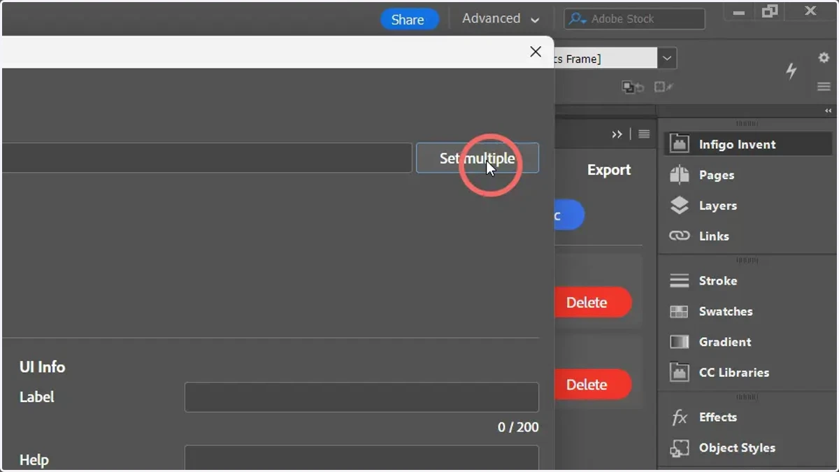 Click Set multiple