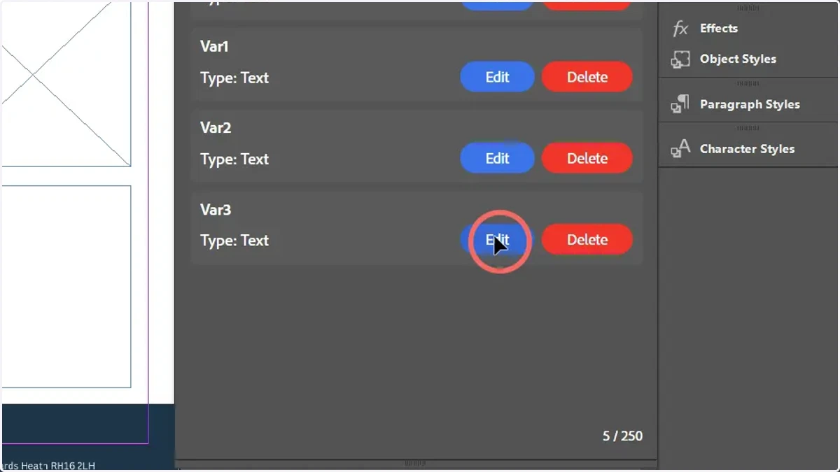 All of your variables will now be created