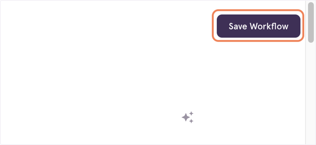 Click on Save Workflow