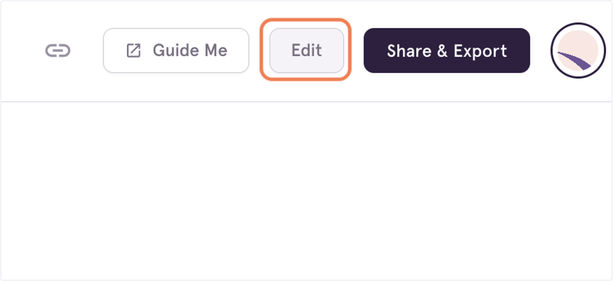 Click on Toggle Edit Mode