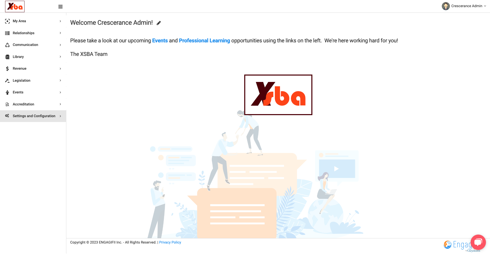 Click on Settings and Configuration