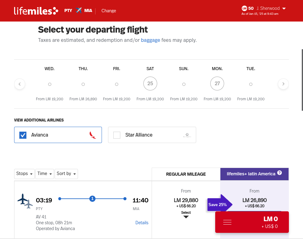 Click on Star Alliance