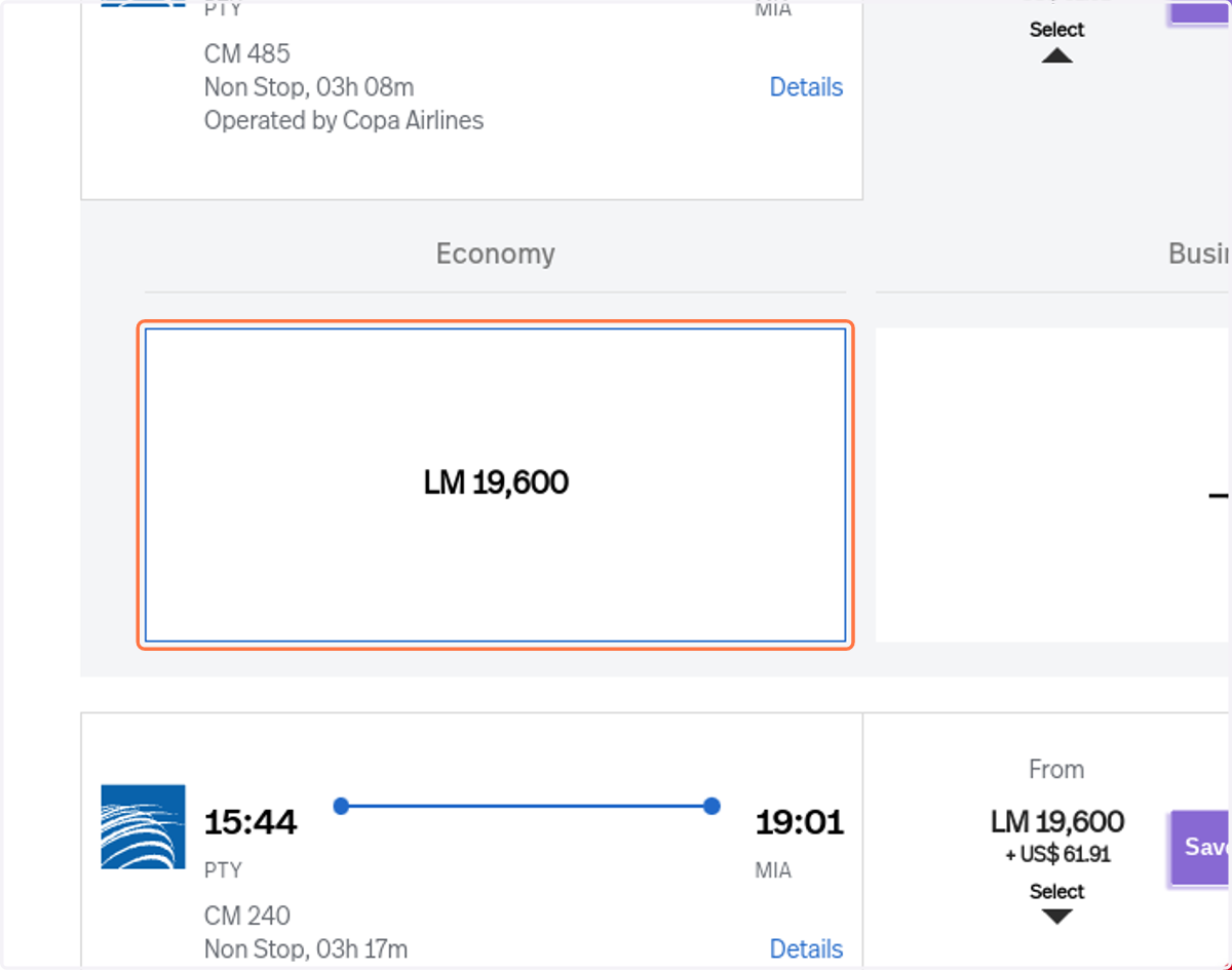 Click on LM 19,600