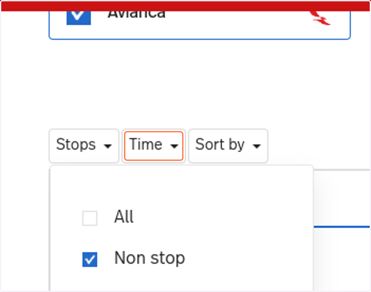 Click on Time