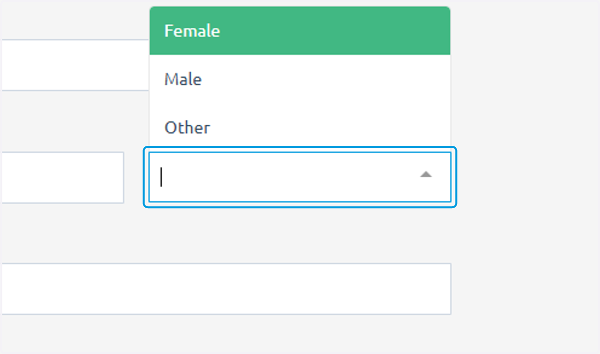 Gender also required