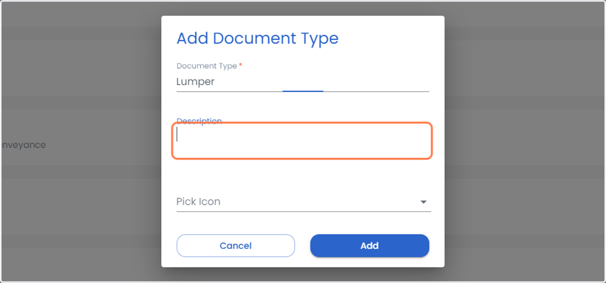Type the Description