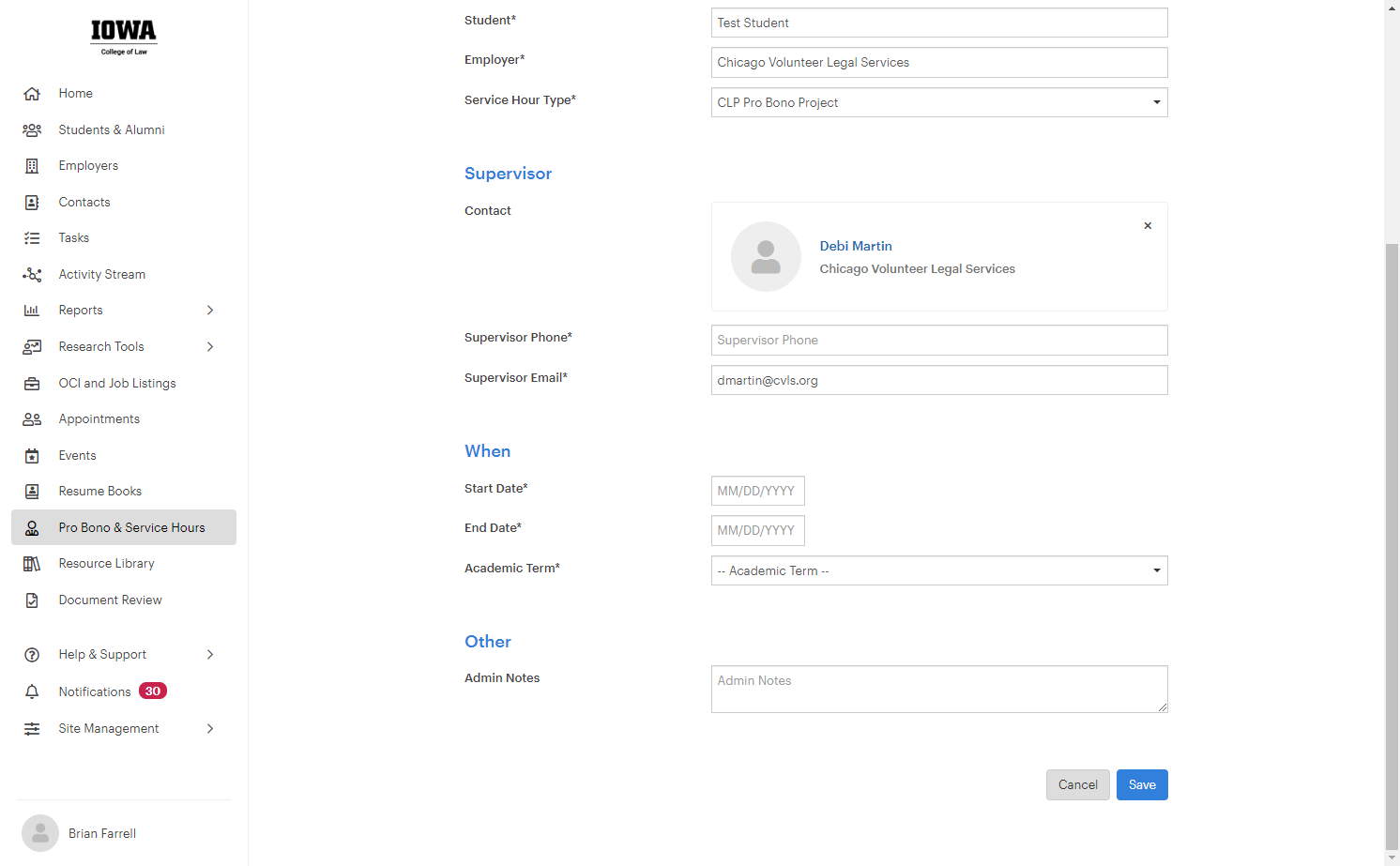 Enter the date you were assigned under Start Date