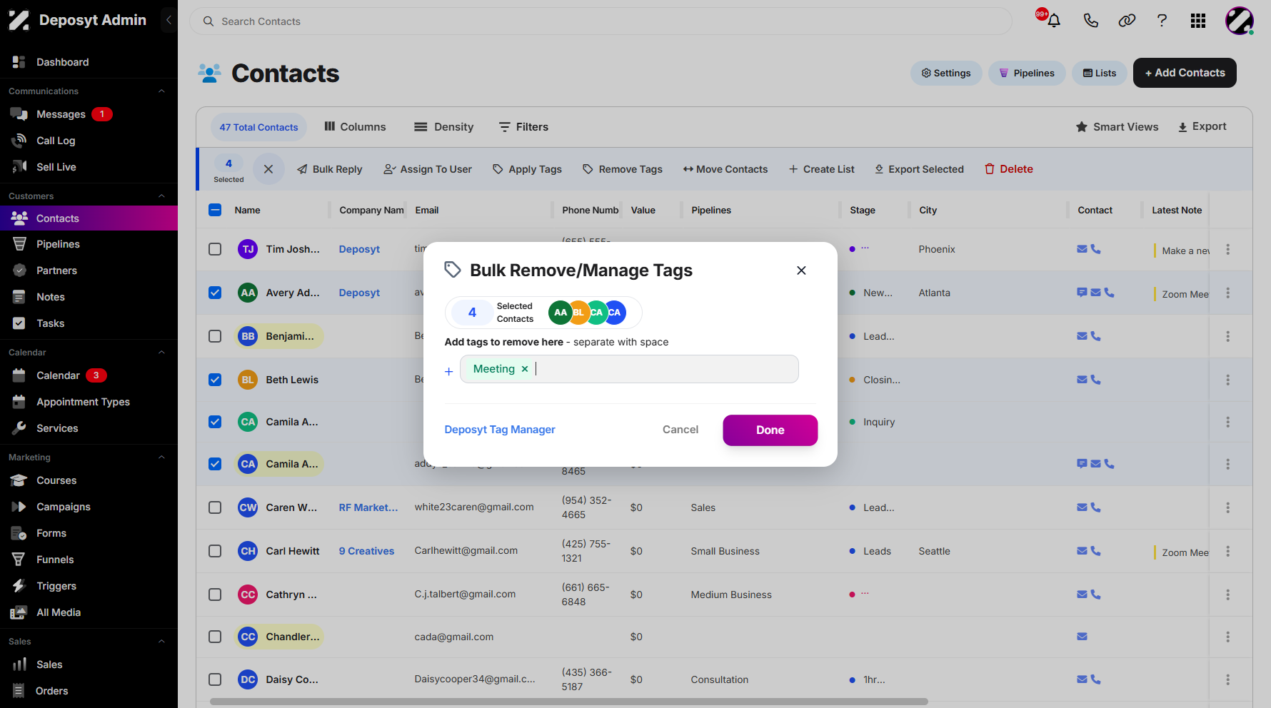 Step 9: Once everything is set up, click on Done to apply the changes.