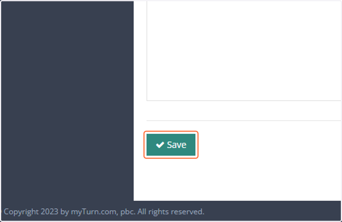 Click on Save