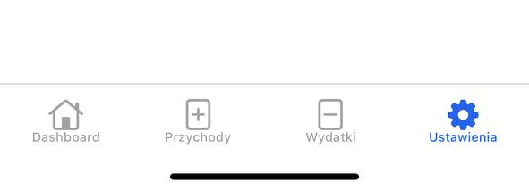 Stuknij Dashboard, aby wejść na widok główny.