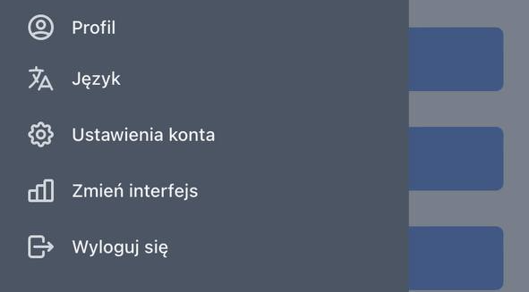 Stuknij Ustawienia konta.