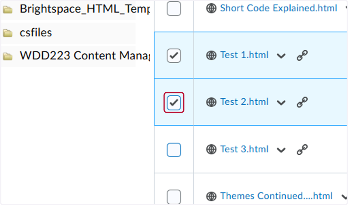 Click the 2nd item