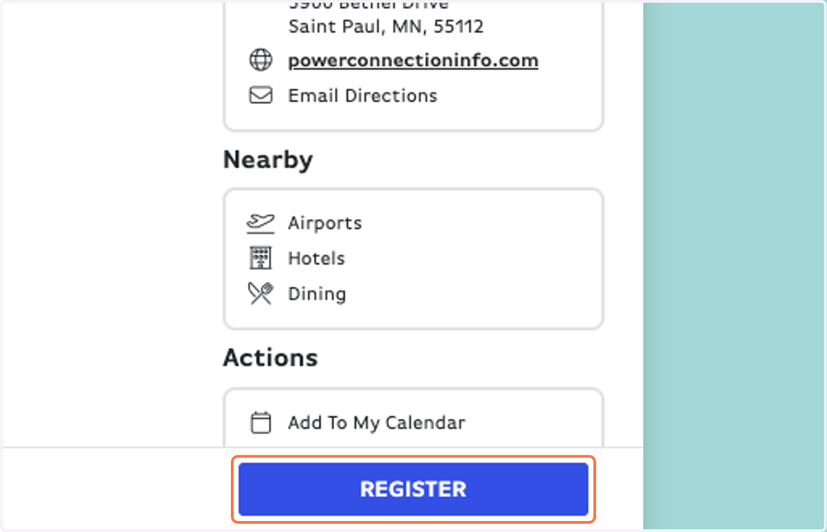 Click on REGISTER