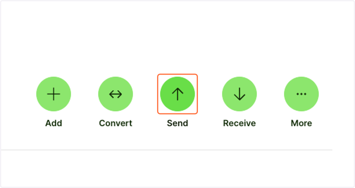 Click on Send