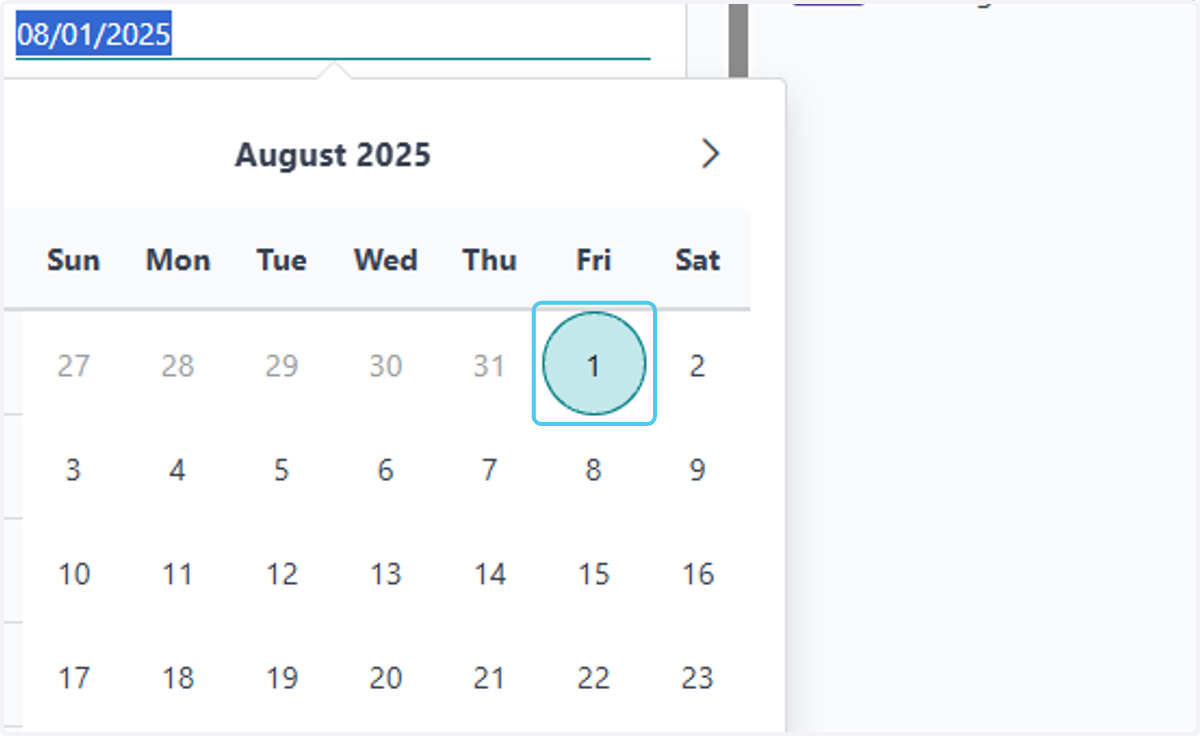 set the date