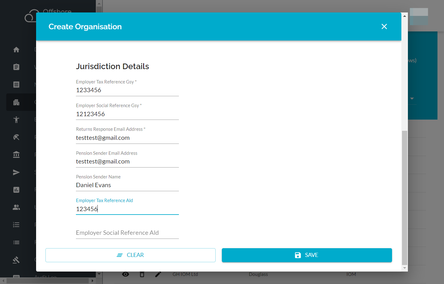Type Employer Tax Reference Ald