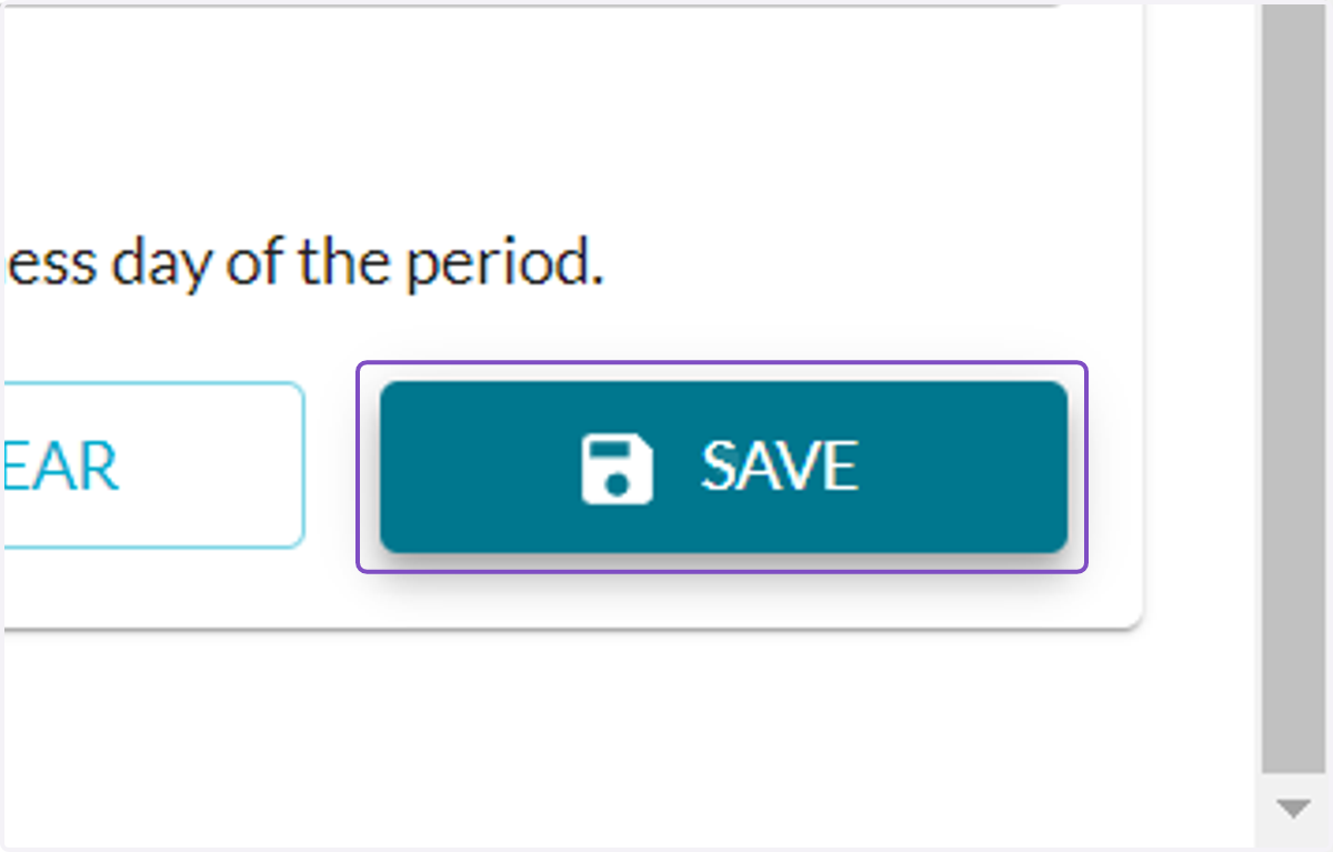 Click on SAVE