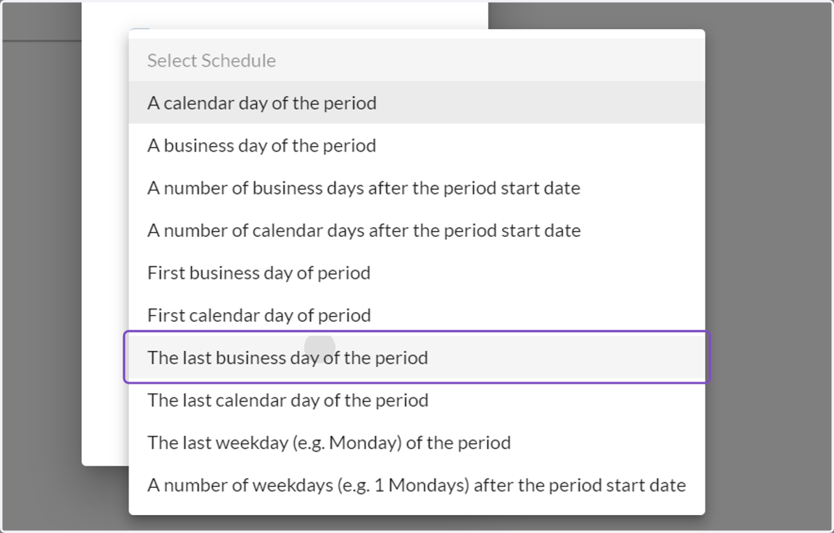 Click on Select Pay Schedule