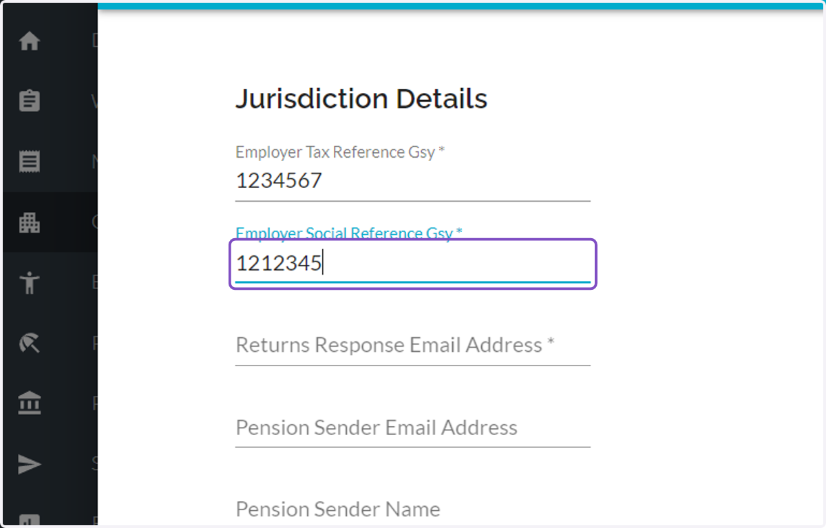 Type Employer Tax Reference Gsy