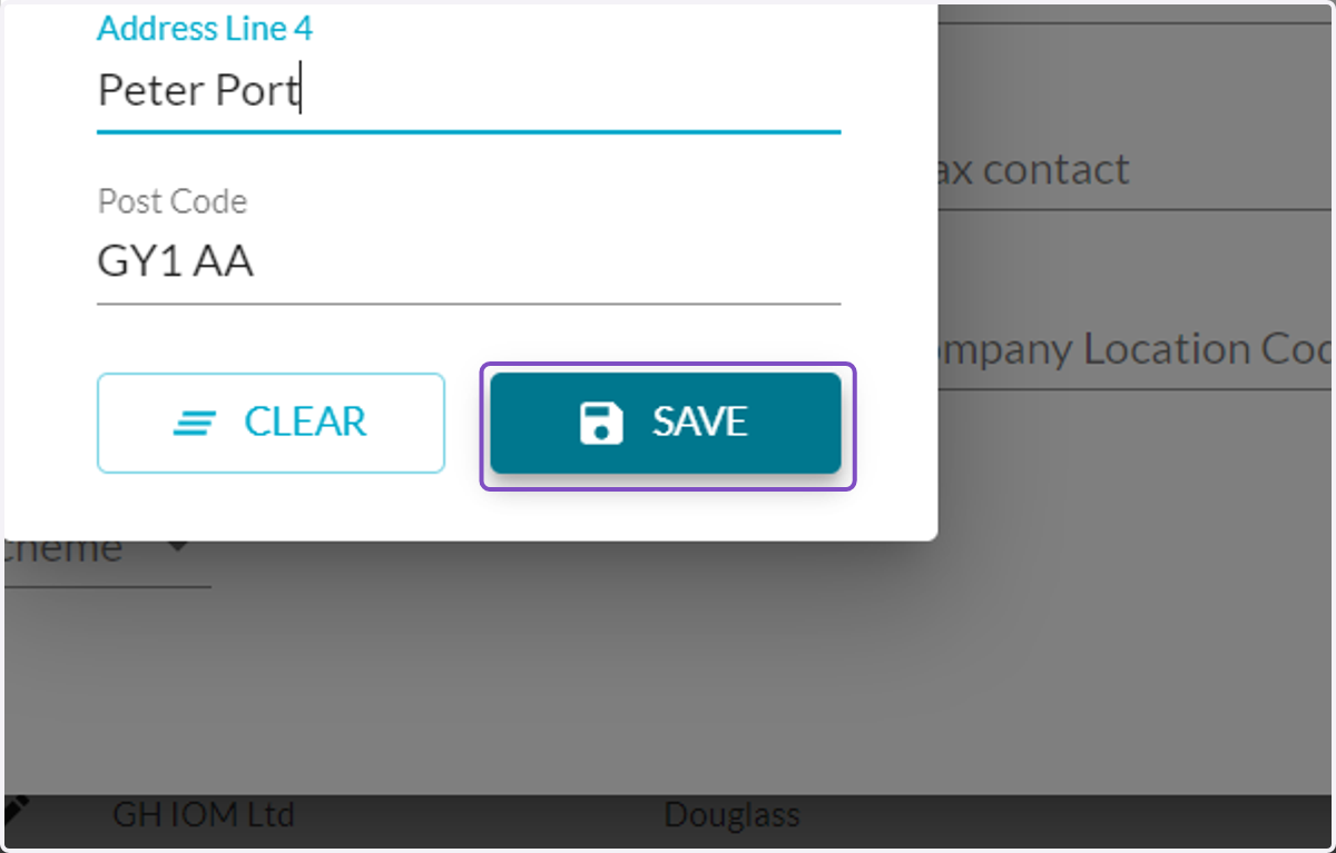 Click on SAVE