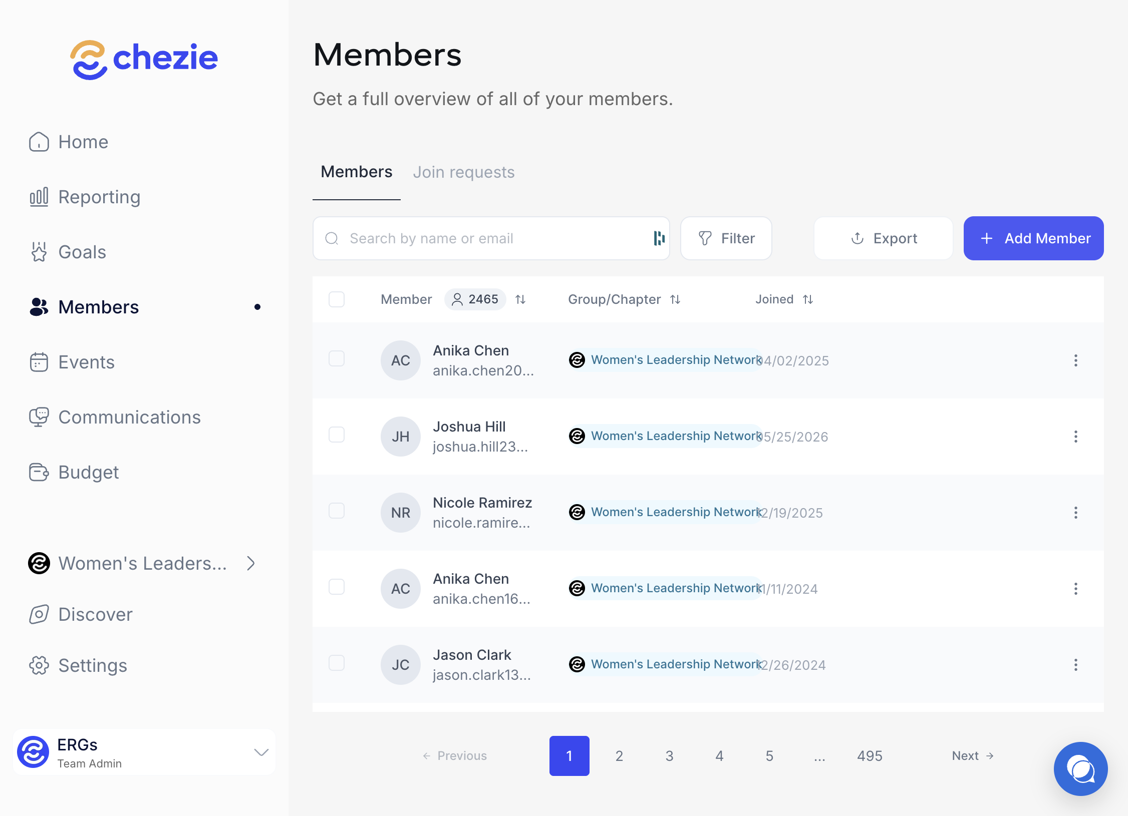 Click on Add Member