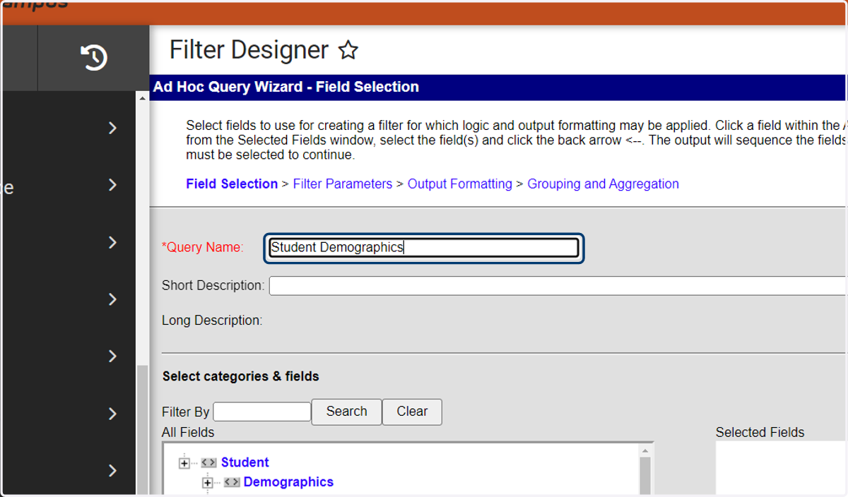 Add a Query Name