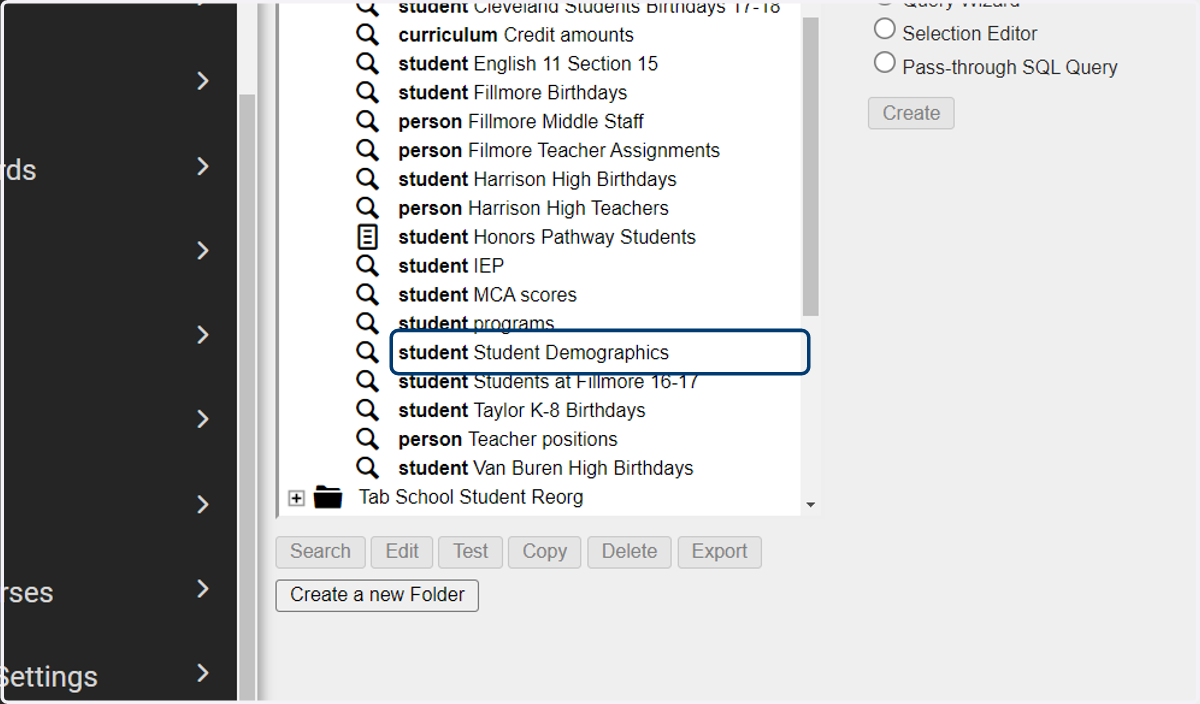 You can now find your filter in the list.