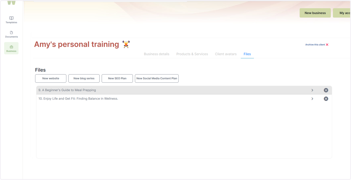 Your custom written blog posts will appear here