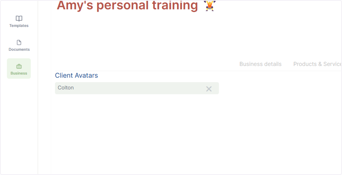 An avatar will begin to generate, click on the name to view more details