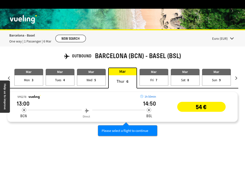 Click on OUTBOUNDBARCELONA (BCN) - BASEL (BSL)…