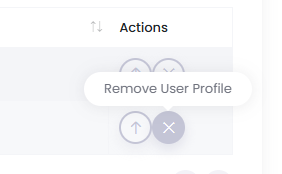 Click the "x" to fully remove the user from your unit.