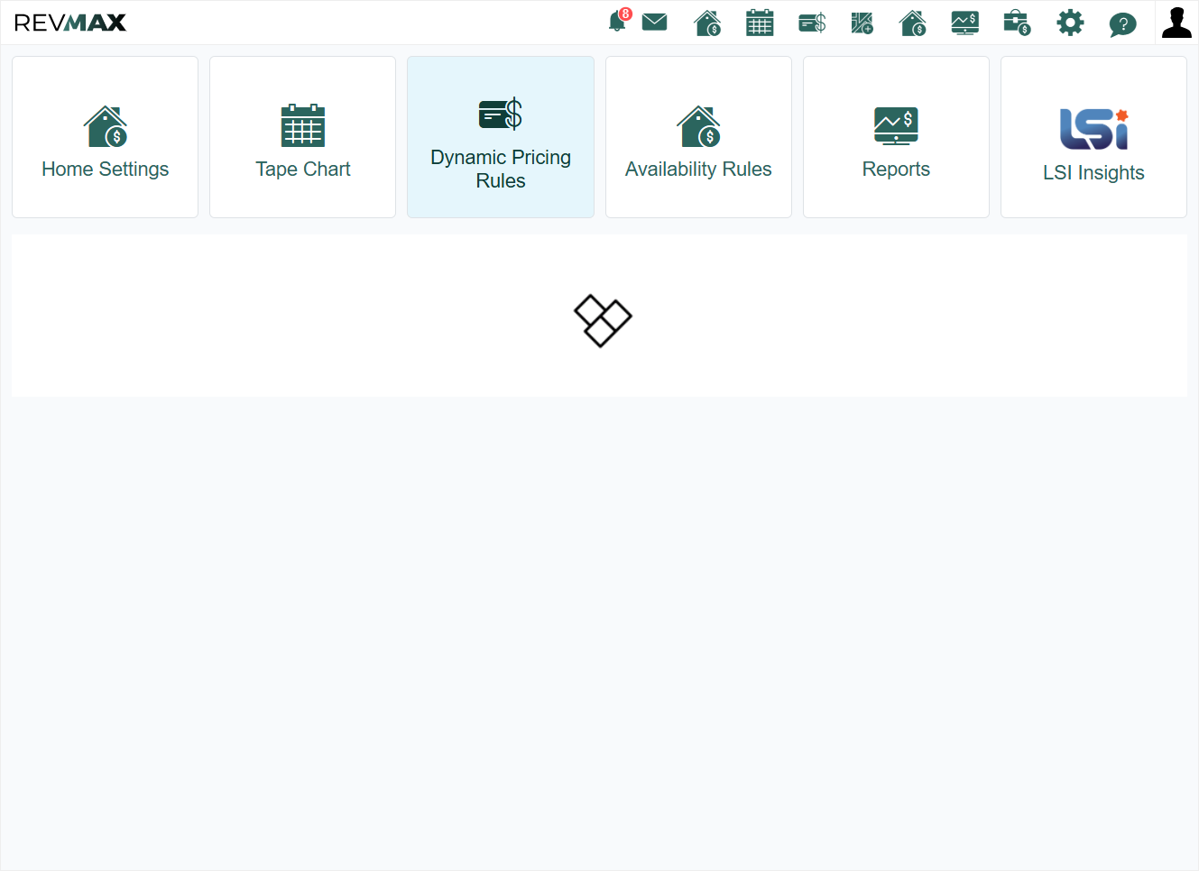 From your RevMax main page, click on Dynamic Pricing Rules
