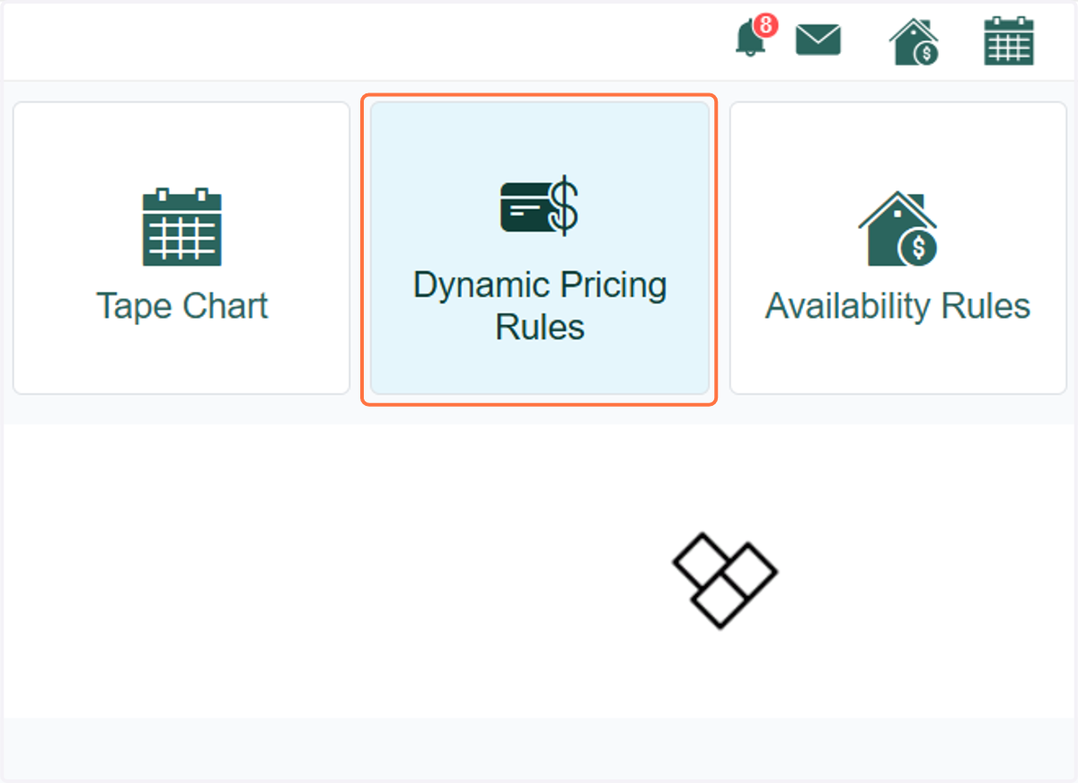 From your RevMax main page, click on Dynamic Pricing Rules