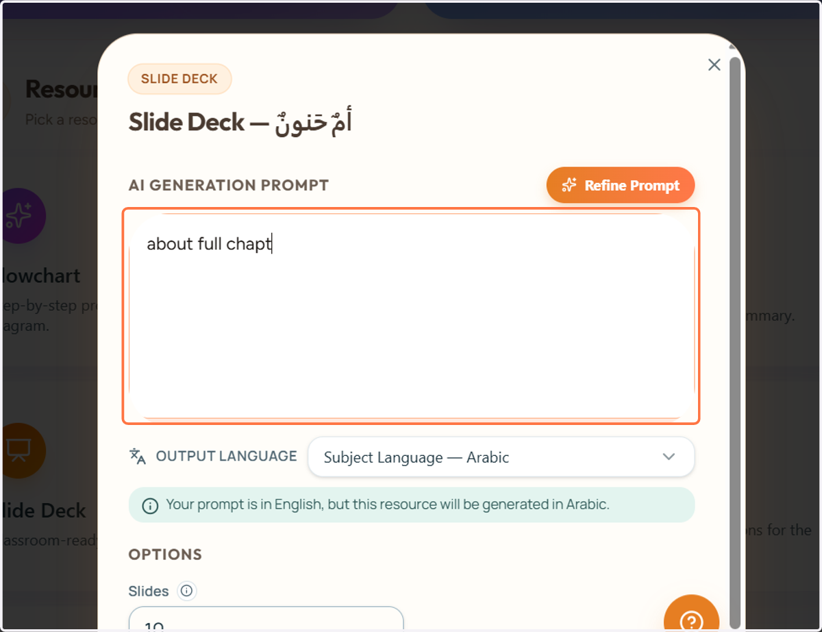 Type a brief prompt describing what you would like the infographic to cover. AI GENERATION PROMPT