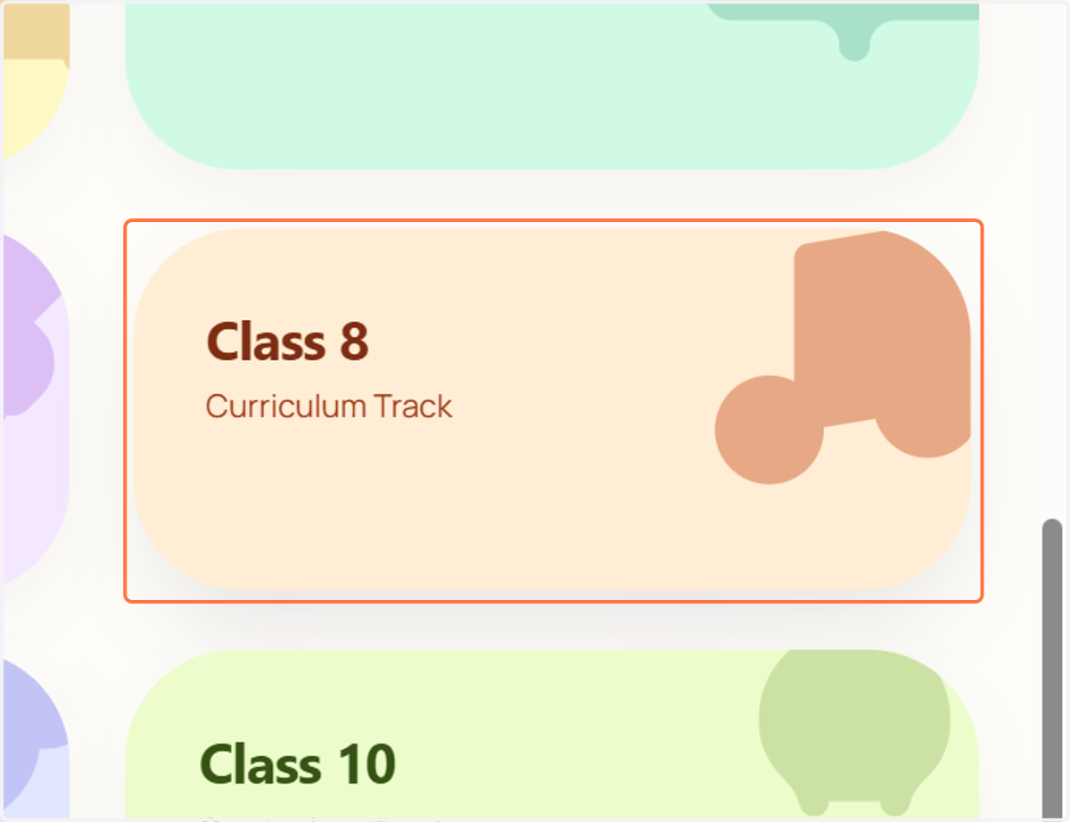 Select the class for which you would like to create a Slide deck /ppt.