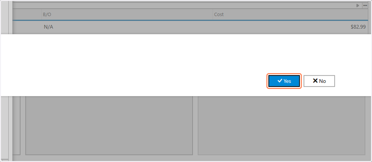 If all the labels have been printed correctly click Yes, if not click No. You have now completed the process