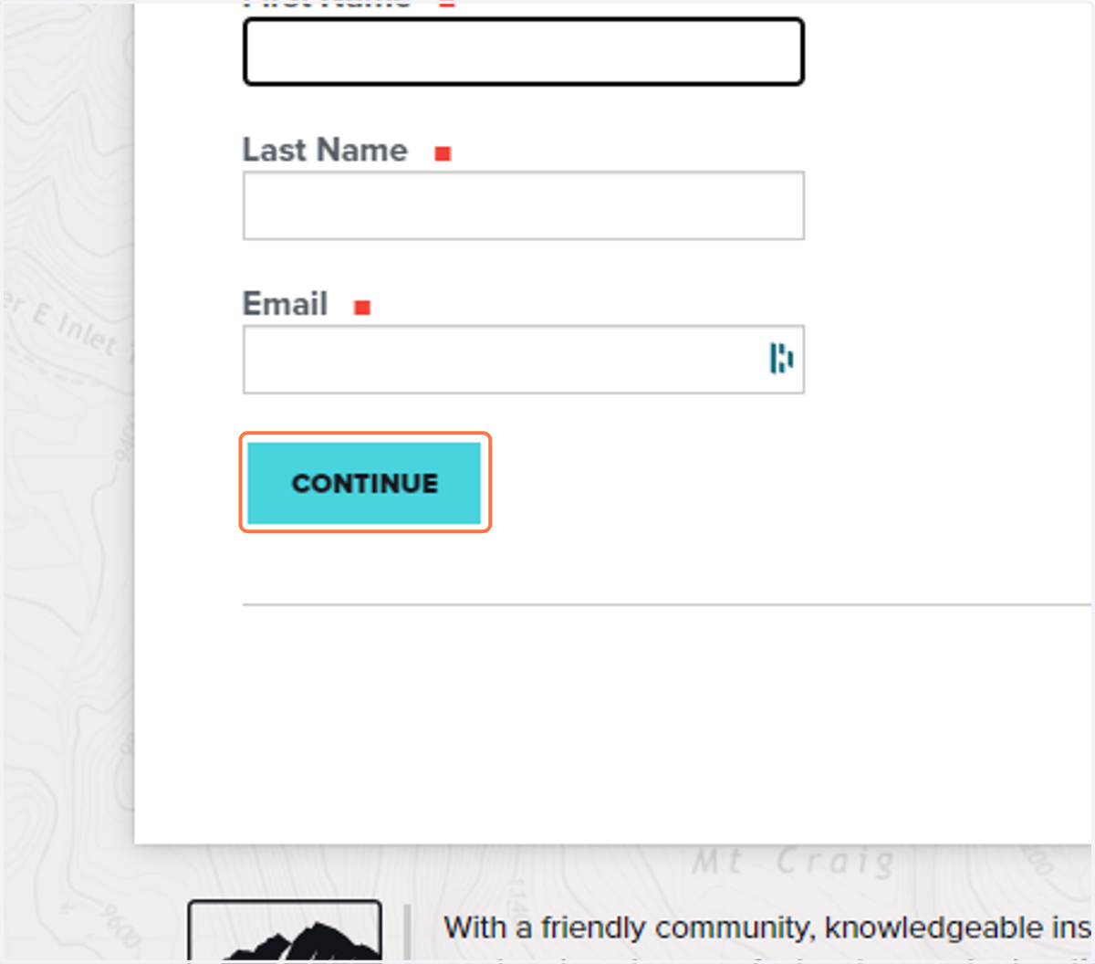 Click on Continue to submit