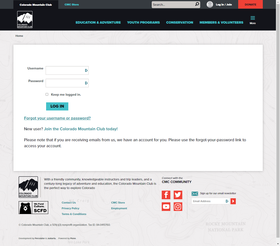 Click on Forgot your username or password