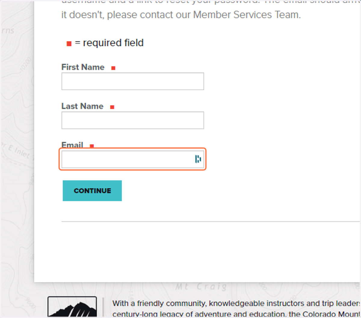 Click on Email