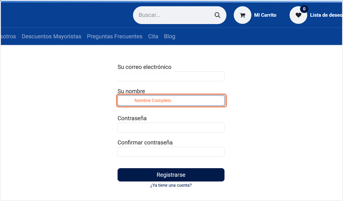 Escribe tu nombre