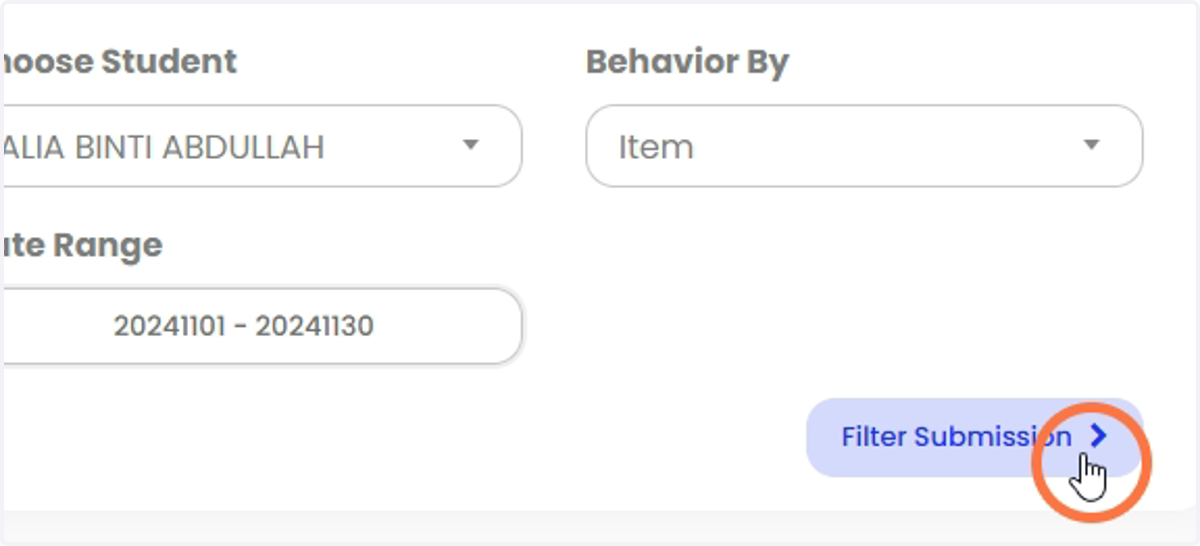 Klik 'Filter Submission'.