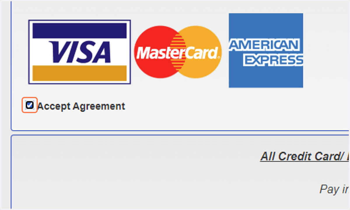 Check Accept Agreement